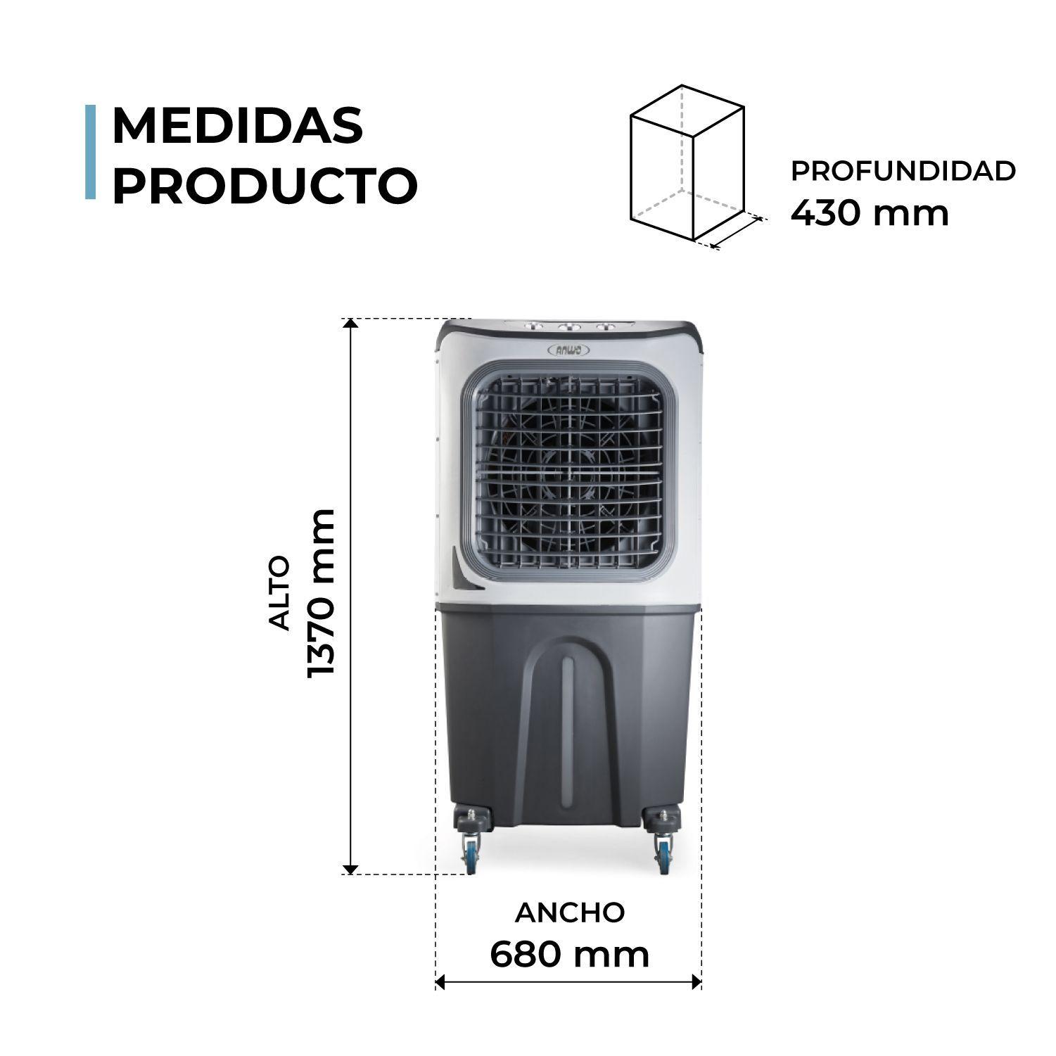 ENFRIADOR EVAPORATIVO PORTATIL COMERCIAL 5.500MCH-4