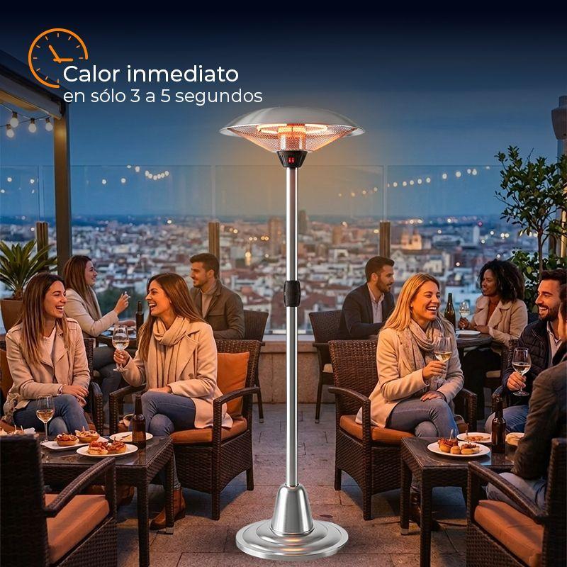 Calefactor El ctrico para Terraza de Pie ANWO 1000 2000W CAT PI20-2