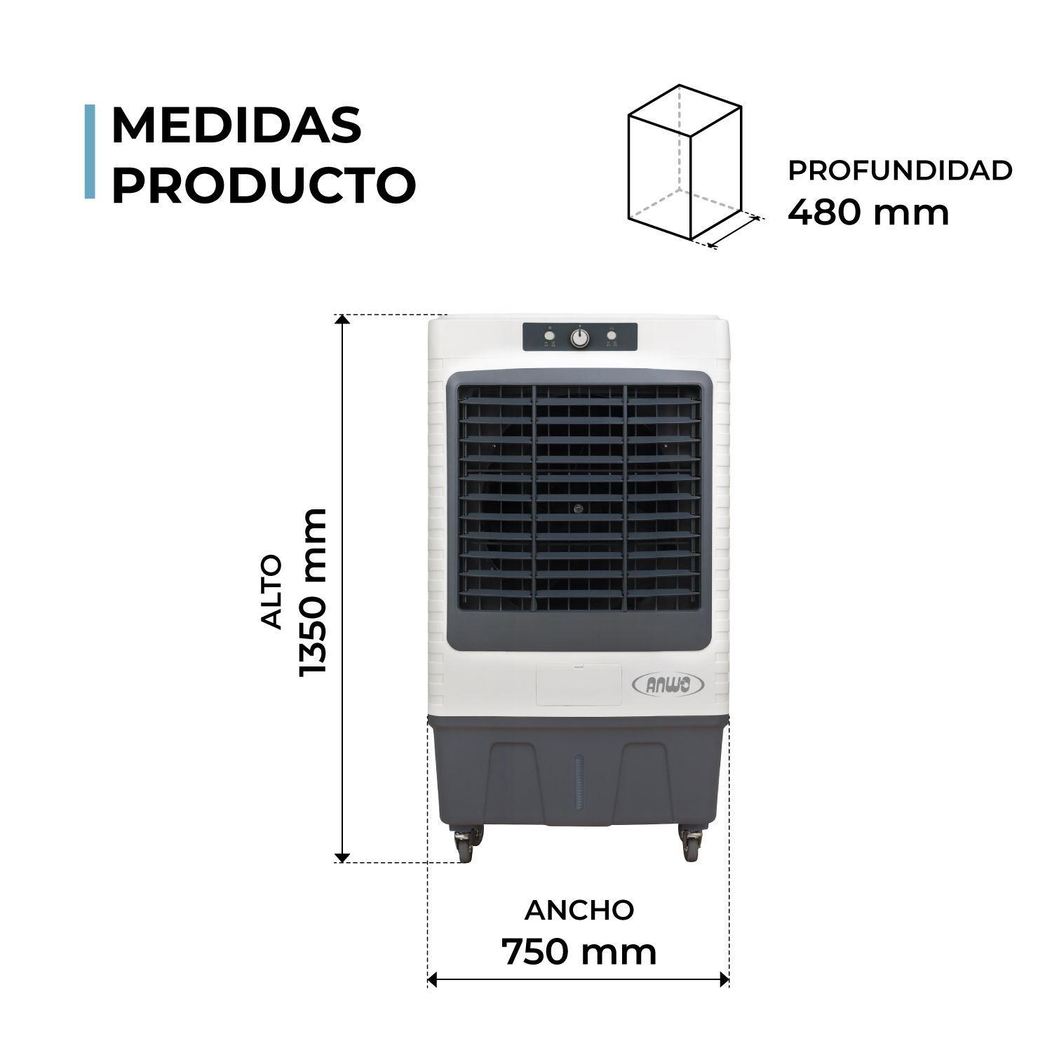ENFRIADOR EVAPORATIVO PORTATIL COMERCIAL 8.000MCH-4