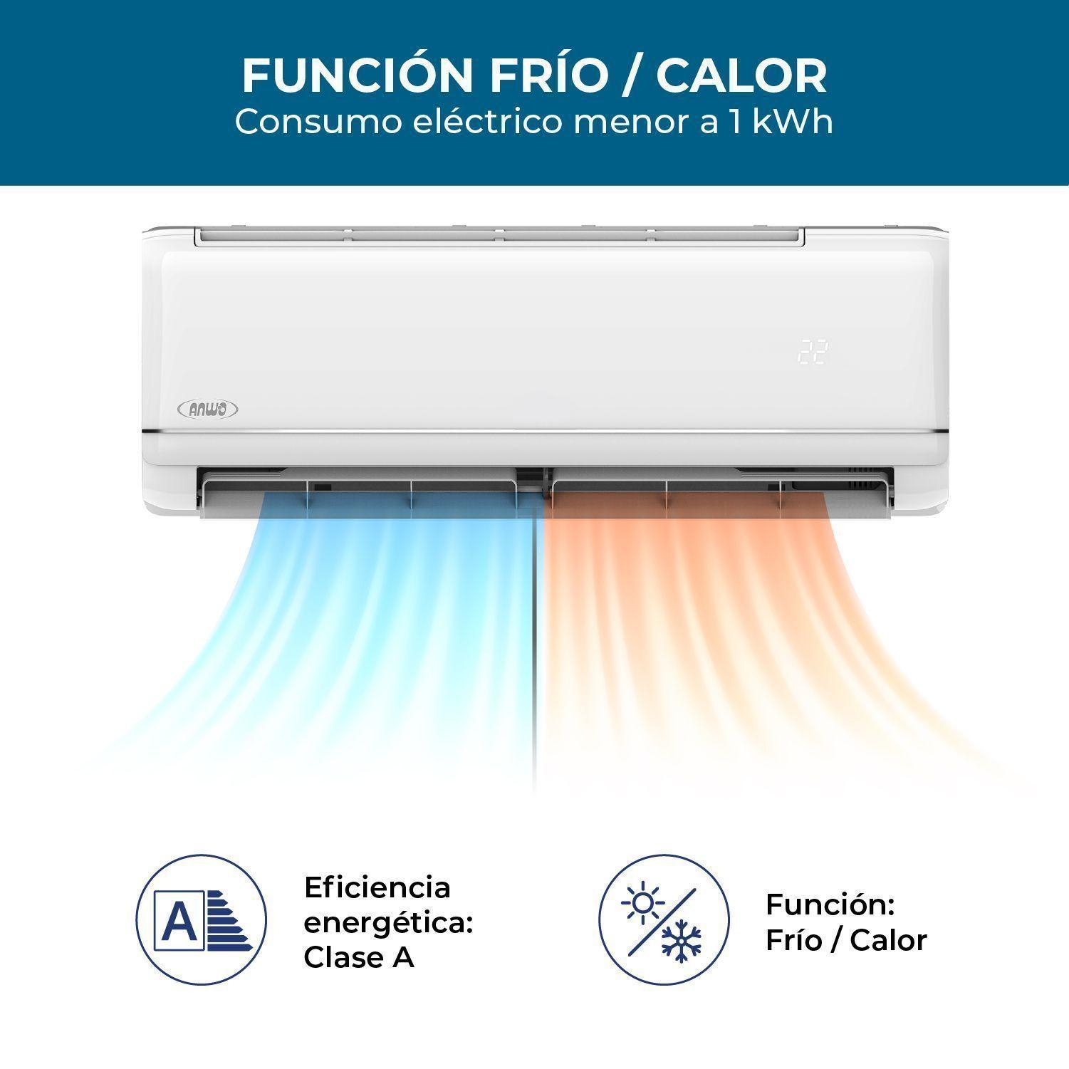 Aire Acondicionado Split Anwo Inverter New ECOFLOW 12000BTU c WF-4