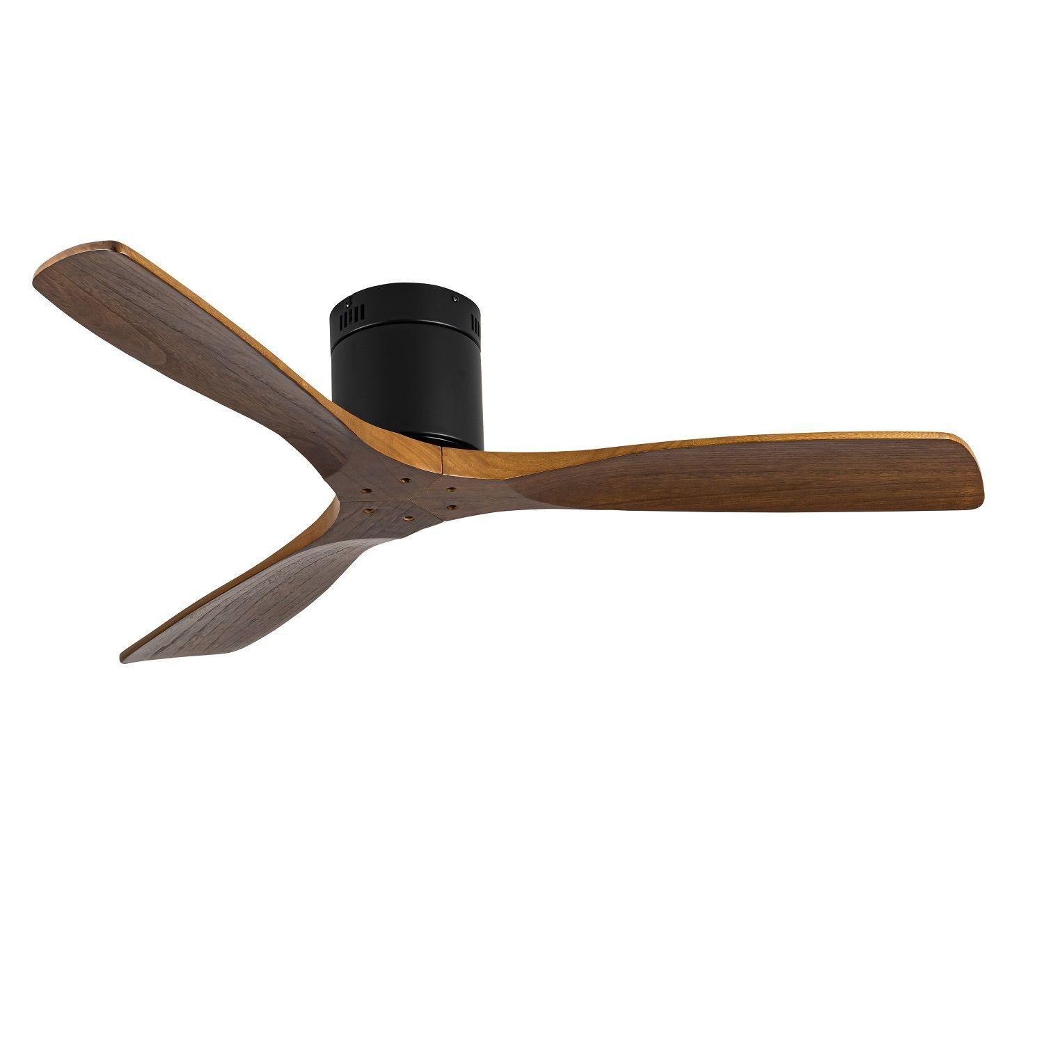Ventilador de Terraza Anwo Brezza de Madera Color Nogal ZVTM-W-0