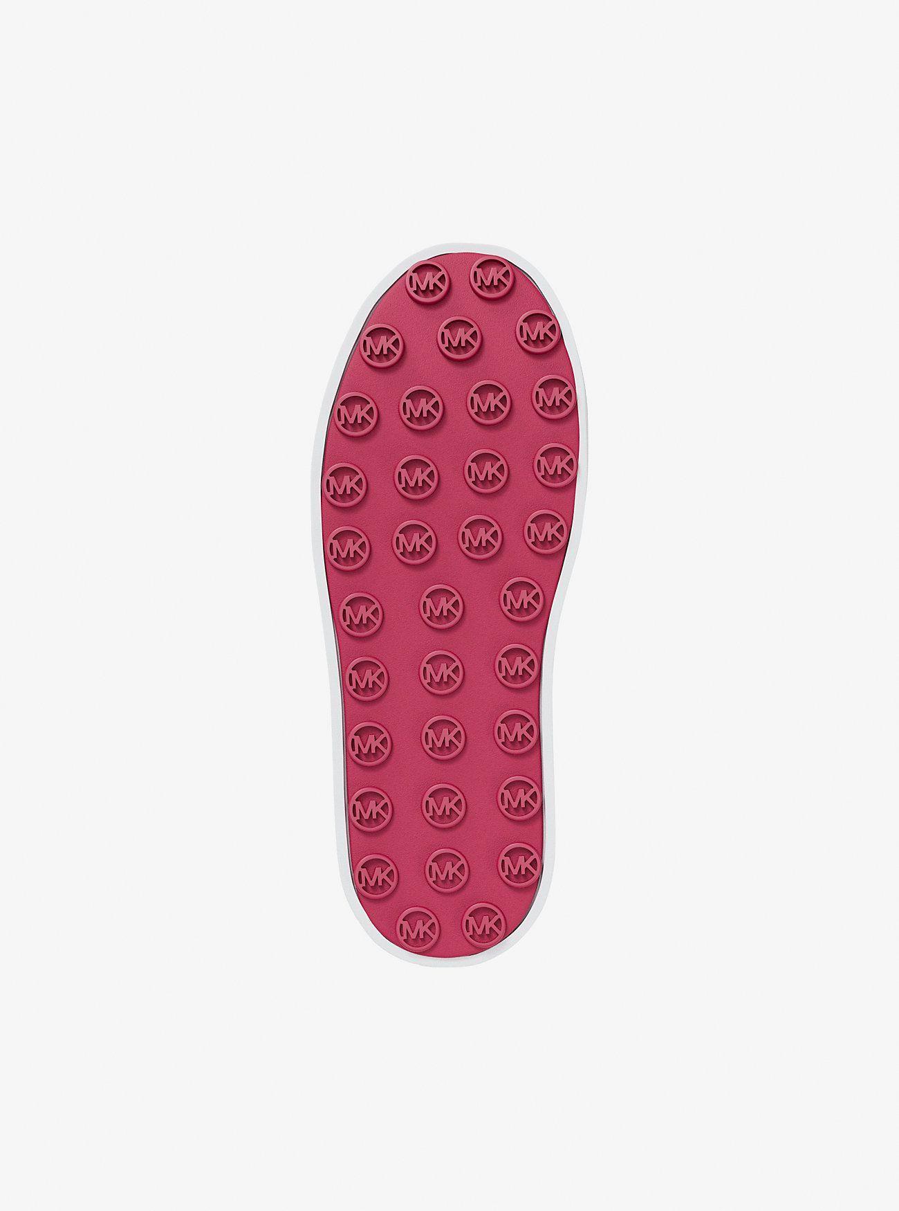 Zapatillas Michael Kors Romey Embellished Mixed-Media Rosa-4
