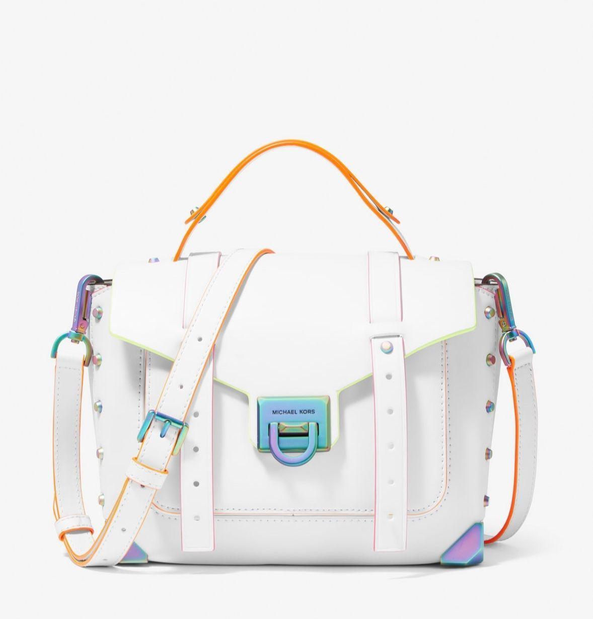 Cartera Michael Kors Manhattan Optic White-0