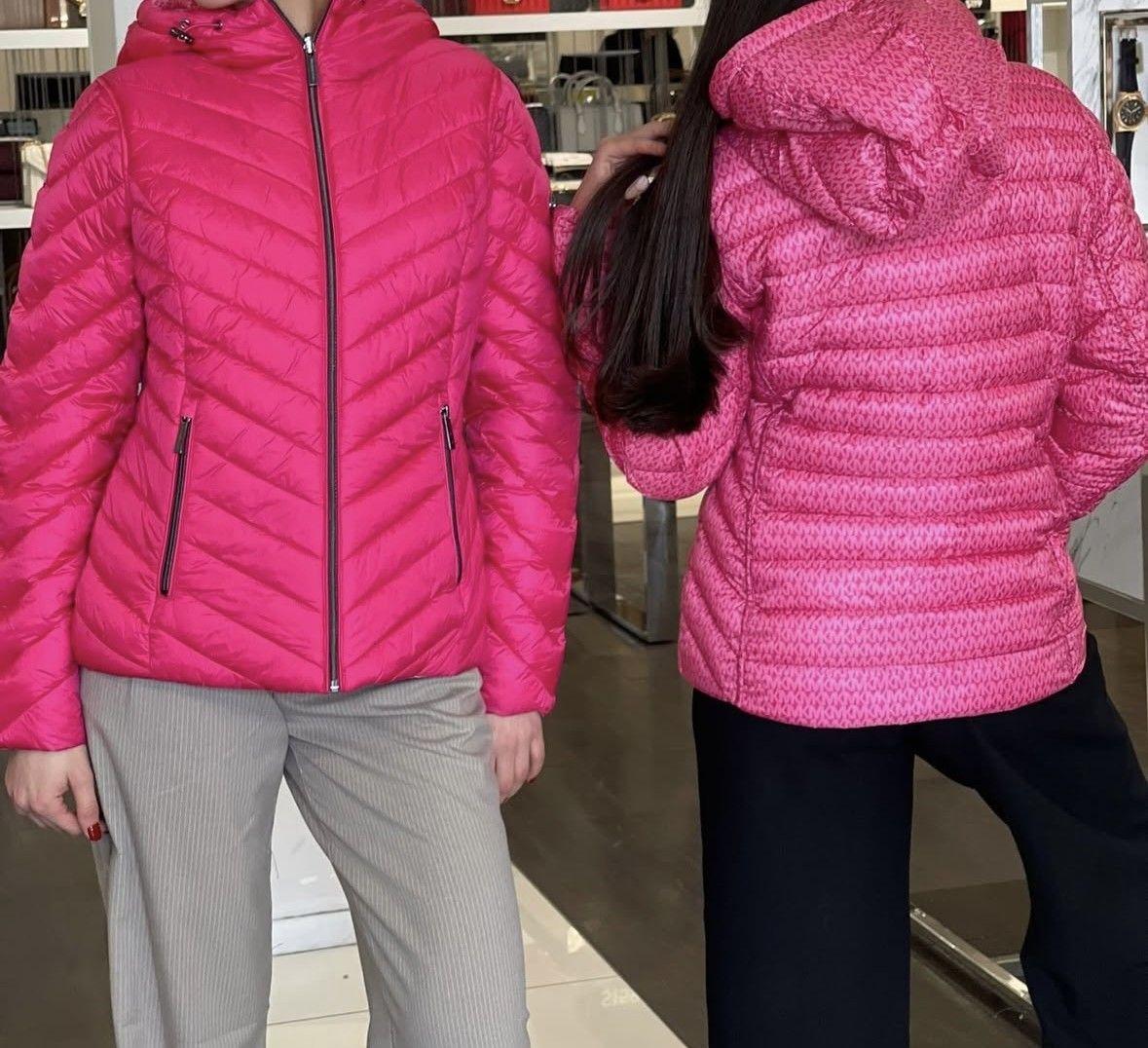 Chaqueta Michael Kors Chevron Reversible-2