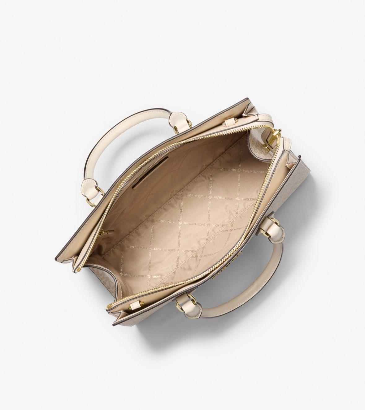 Cartera Michael Kors Sheila Satchel Metallic-1