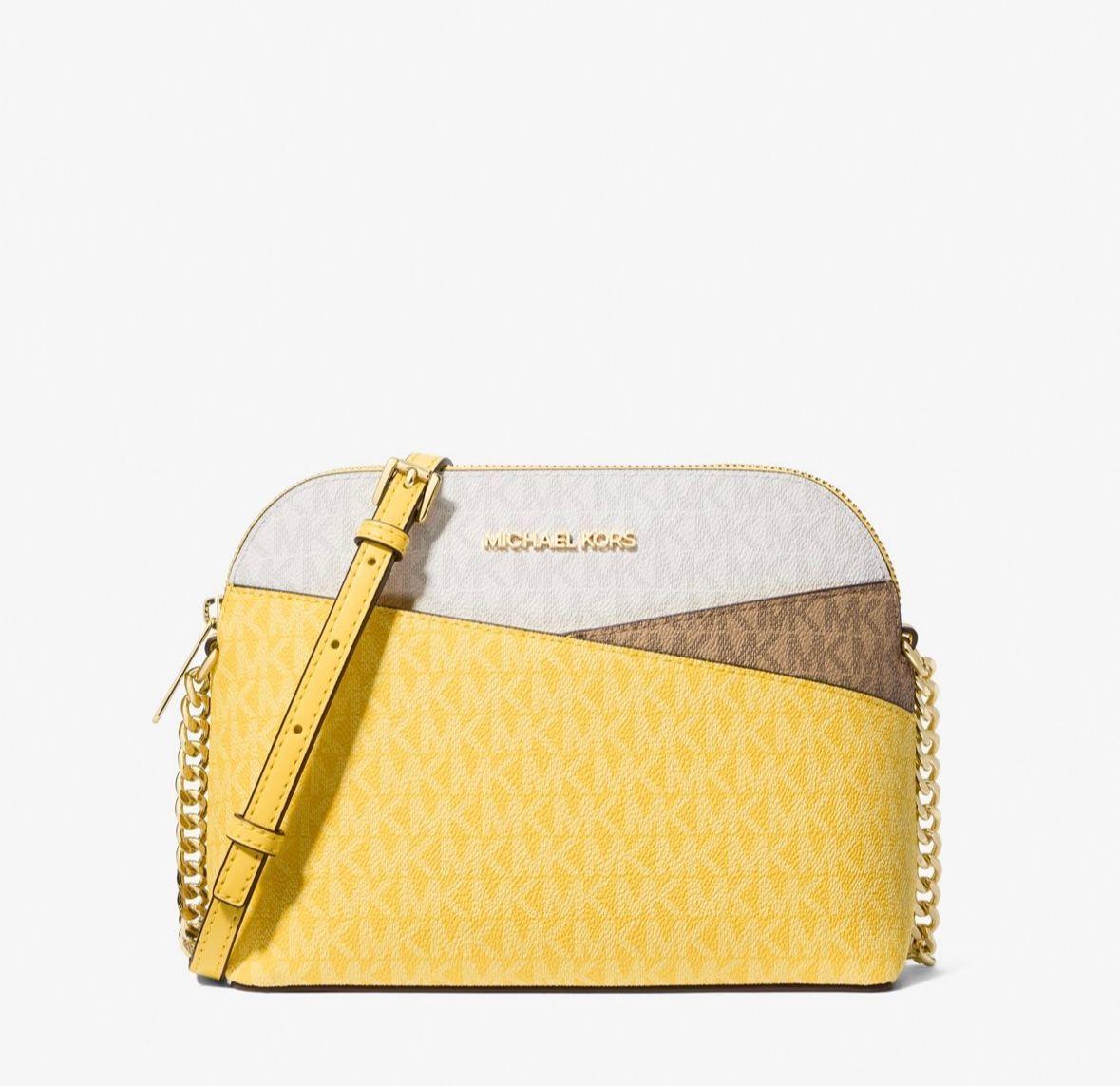 Cartera Michael Kors Dome Yellow-0