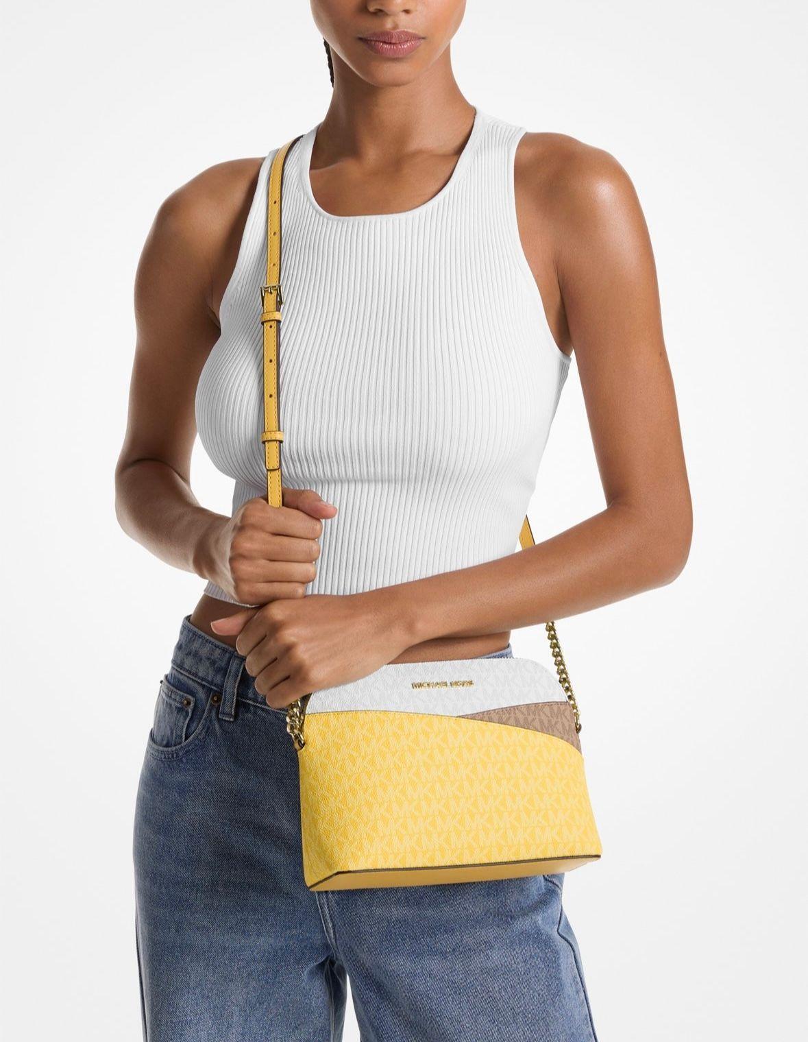 Cartera Michael Kors Dome Yellow-2