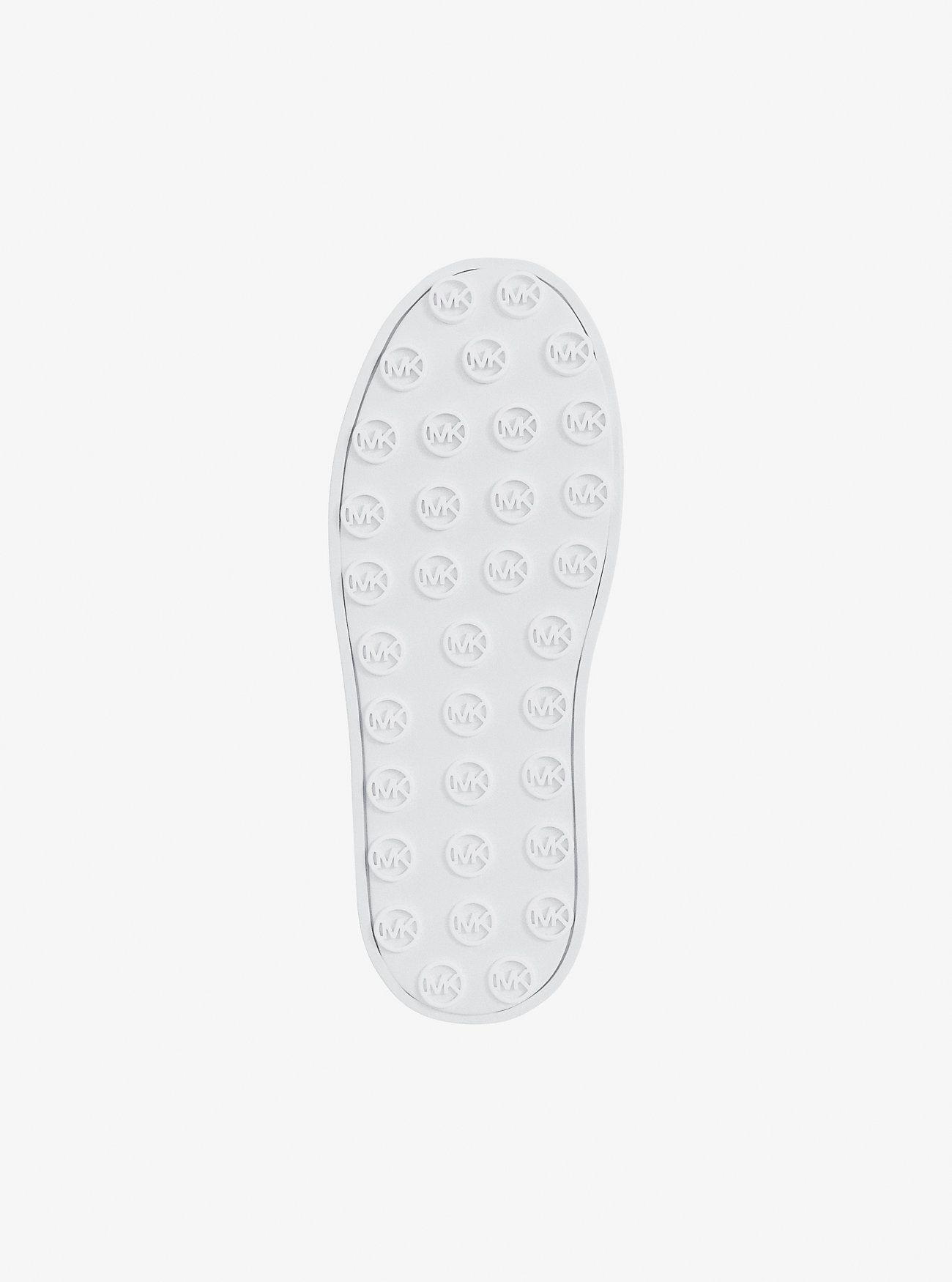 Zapatillas Michael Kors Romey Embellished Mixed-Media Silver-4