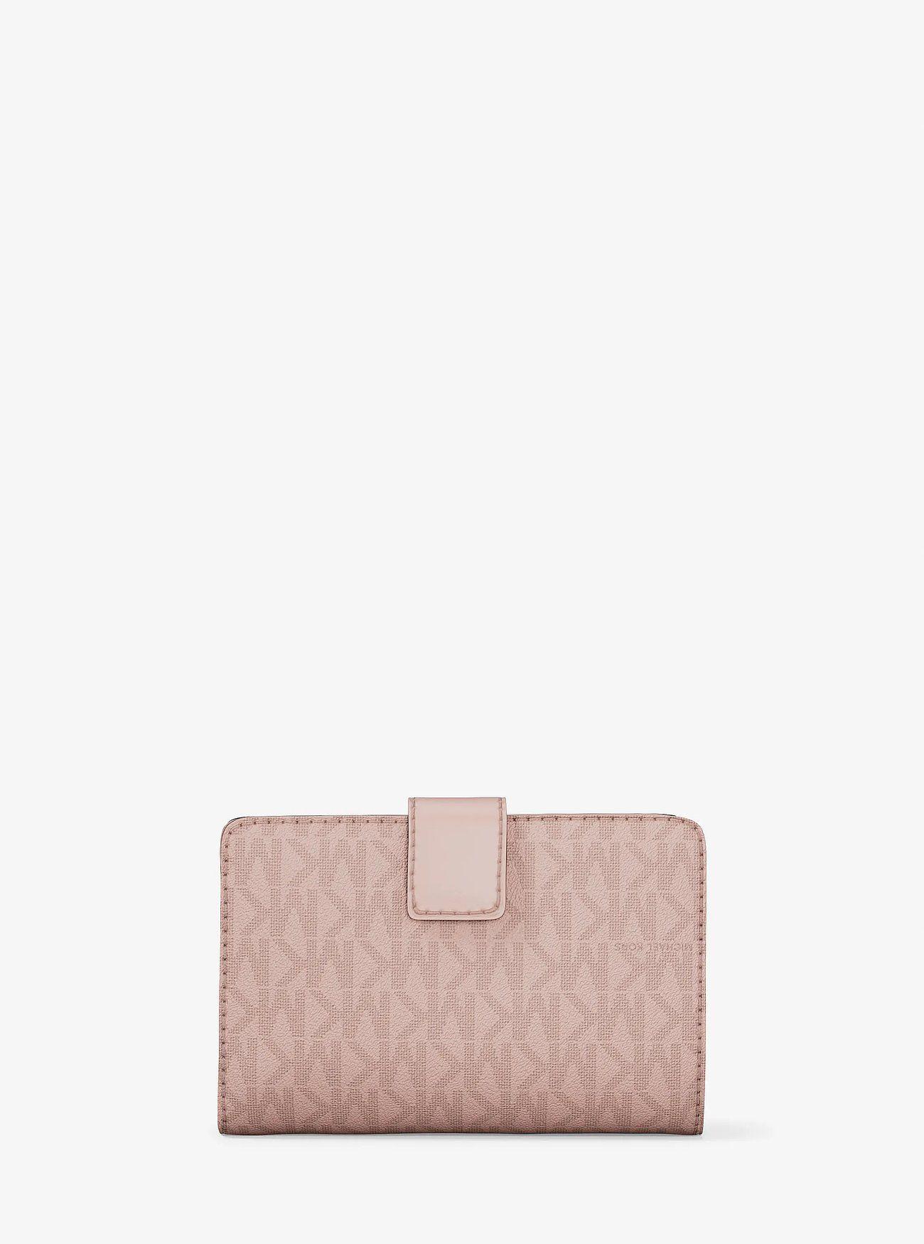 Billetera Michael Kors Jet Set Pink-2