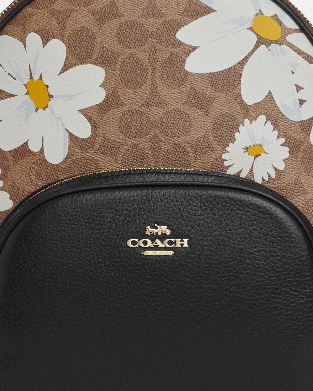 Mochila Coach Floral Print-3