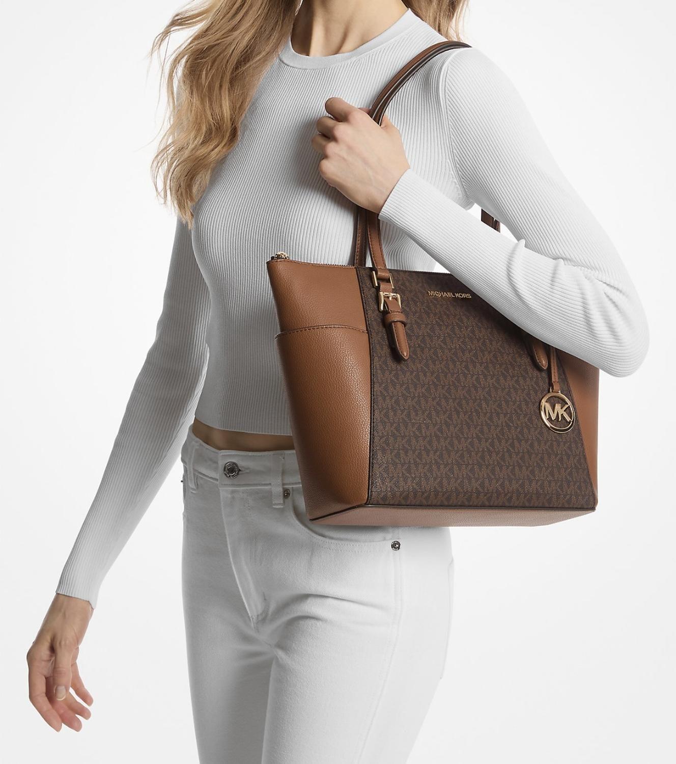 Cartera Charlotte Michael Kors Café-2