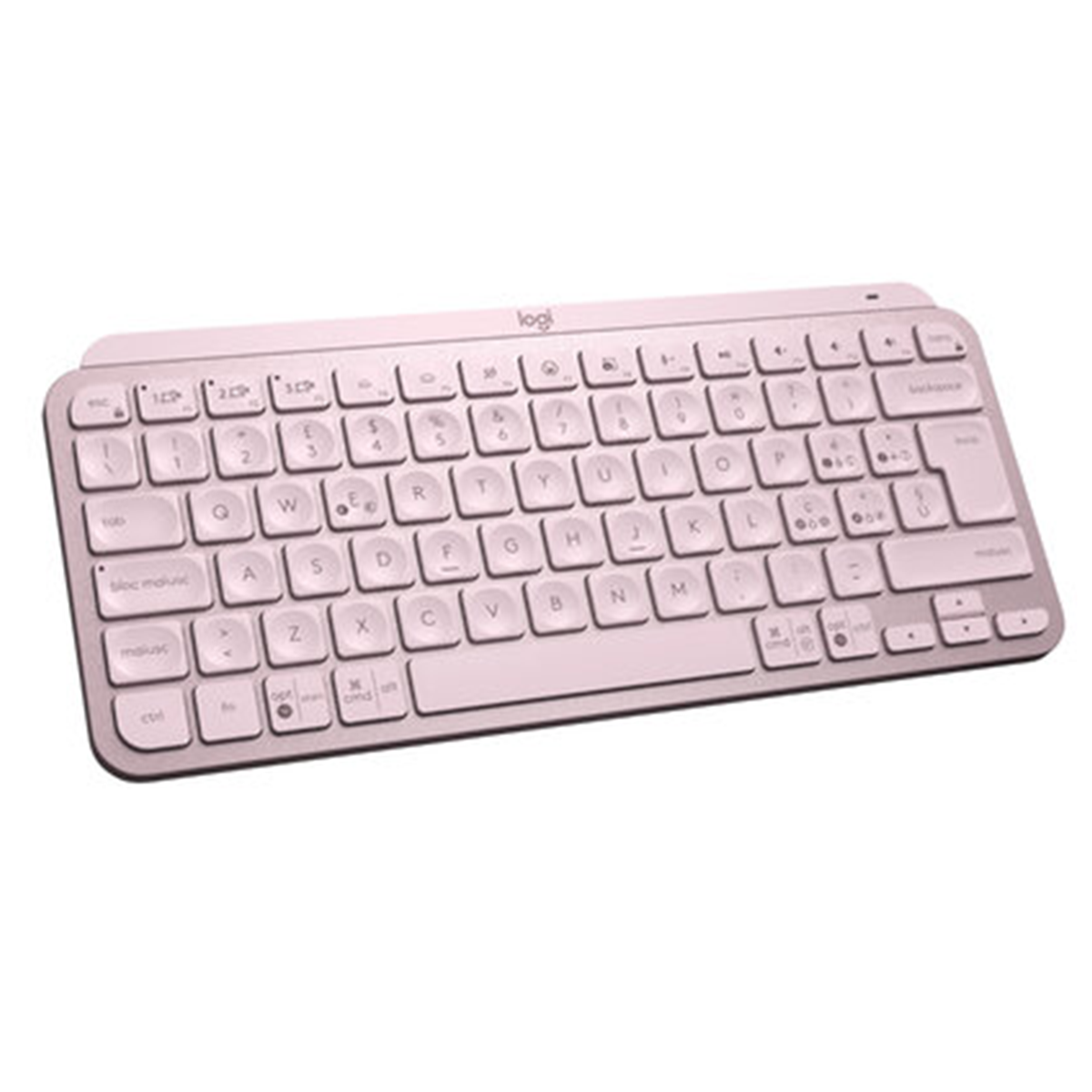 Teclado Inalámbrico Mx Keys Mini Español Rosado-1