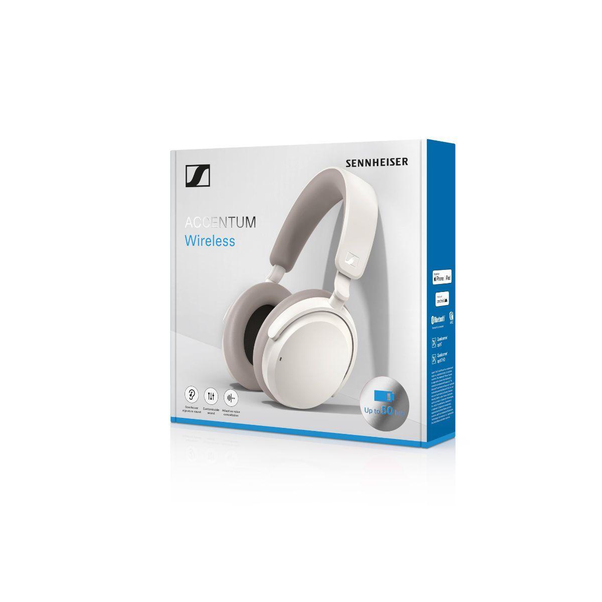 Audifonos Sennheiser Accentum Wireless blancos-2