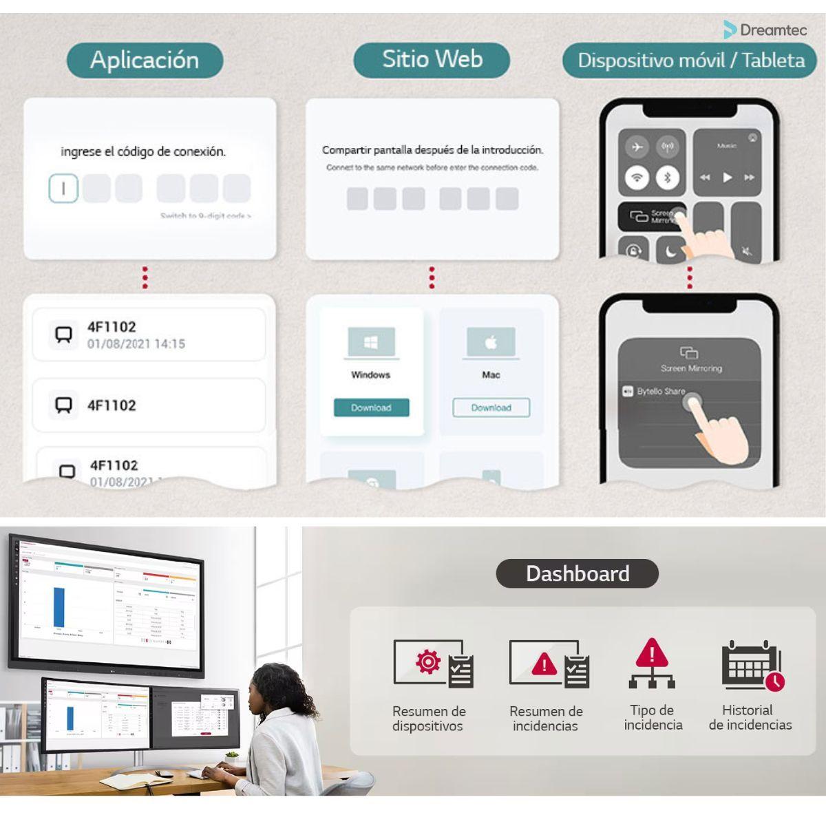 Pantalla Interactiva táctil LG 65” / IPS / 3840 x 2160 (UHD)-4