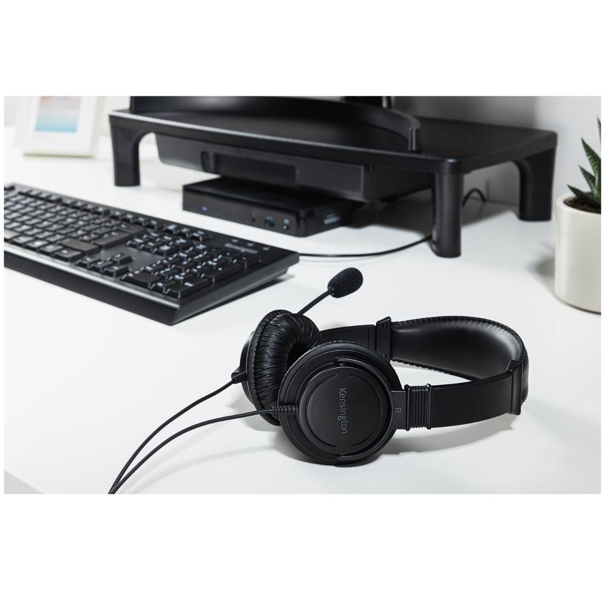AUDIFONO KENSINGTON HIFI USB ALAMBRICO NEGRO-2