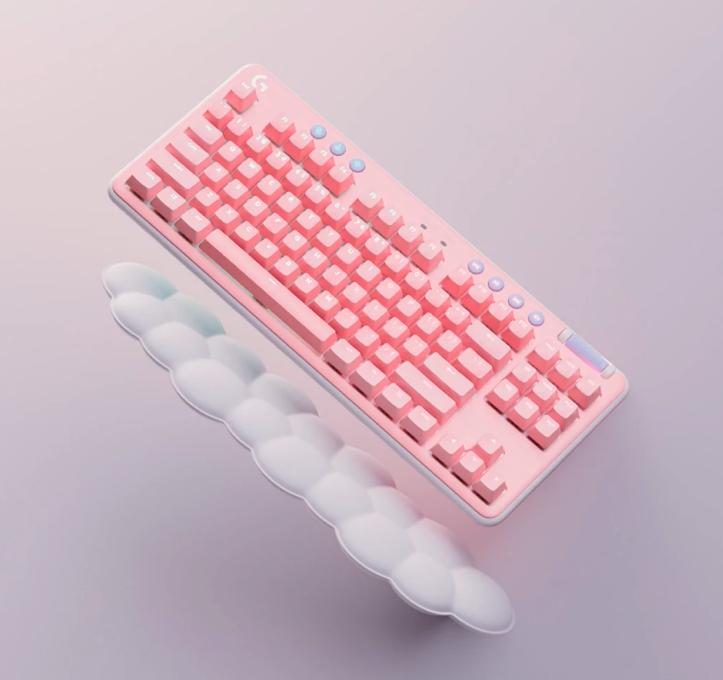 Teclado Gamer Logitech G715 Mecanico RGB Inalámbrico Blanco-3