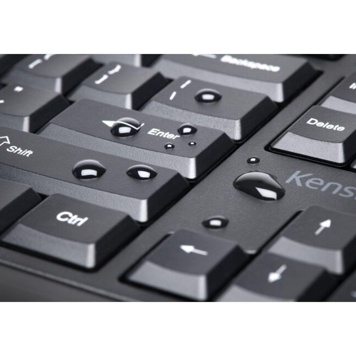 Teclado Kensington K75400ES alámbrico ergonómico color negro-3