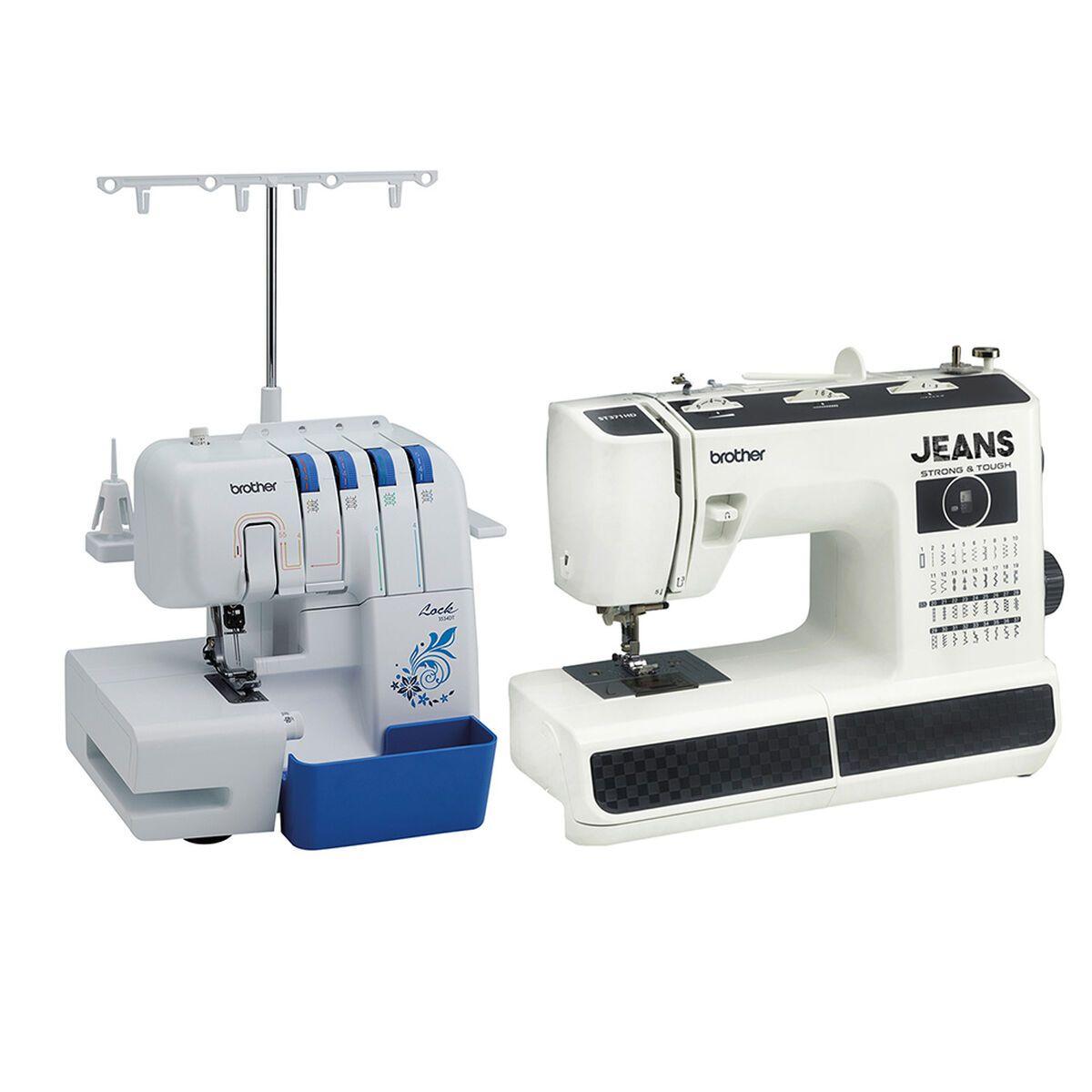 Pack Brother Máquina de Coser ST371HD + Overlock 3534DT-0