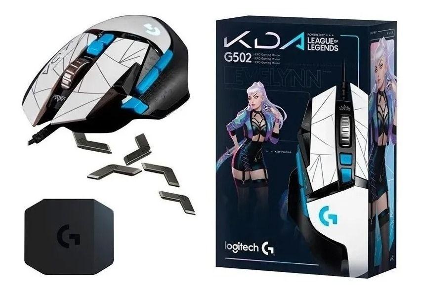 Mouse Gamer Logitech G502 Hero Óptico USB KDA LOL-1