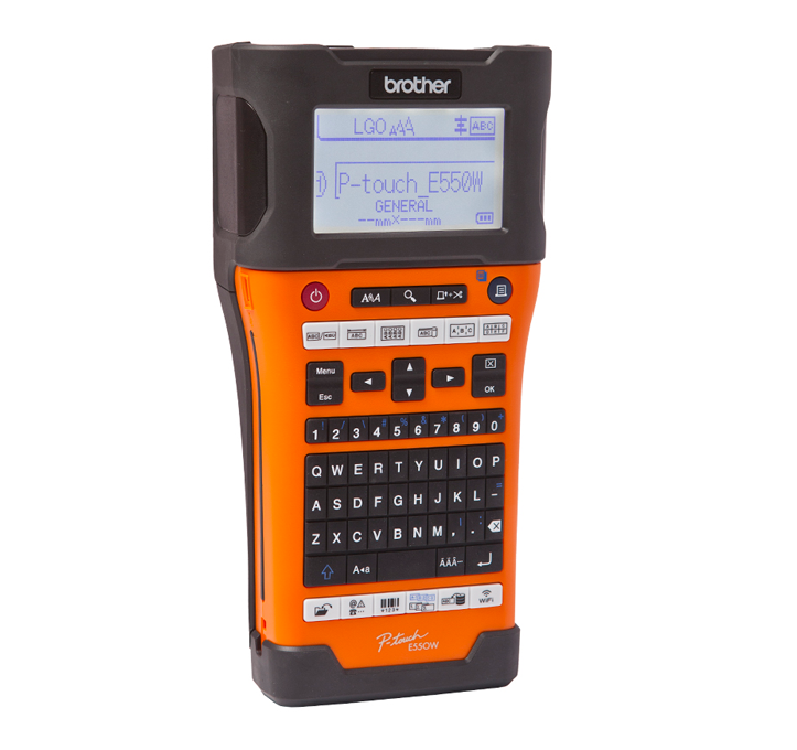 Rotuladora Brother E550WVP P-TOUCH Naranja-1