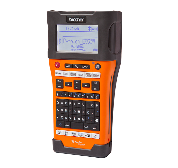 Rotuladora Brother E550WVP P-TOUCH Naranja-2