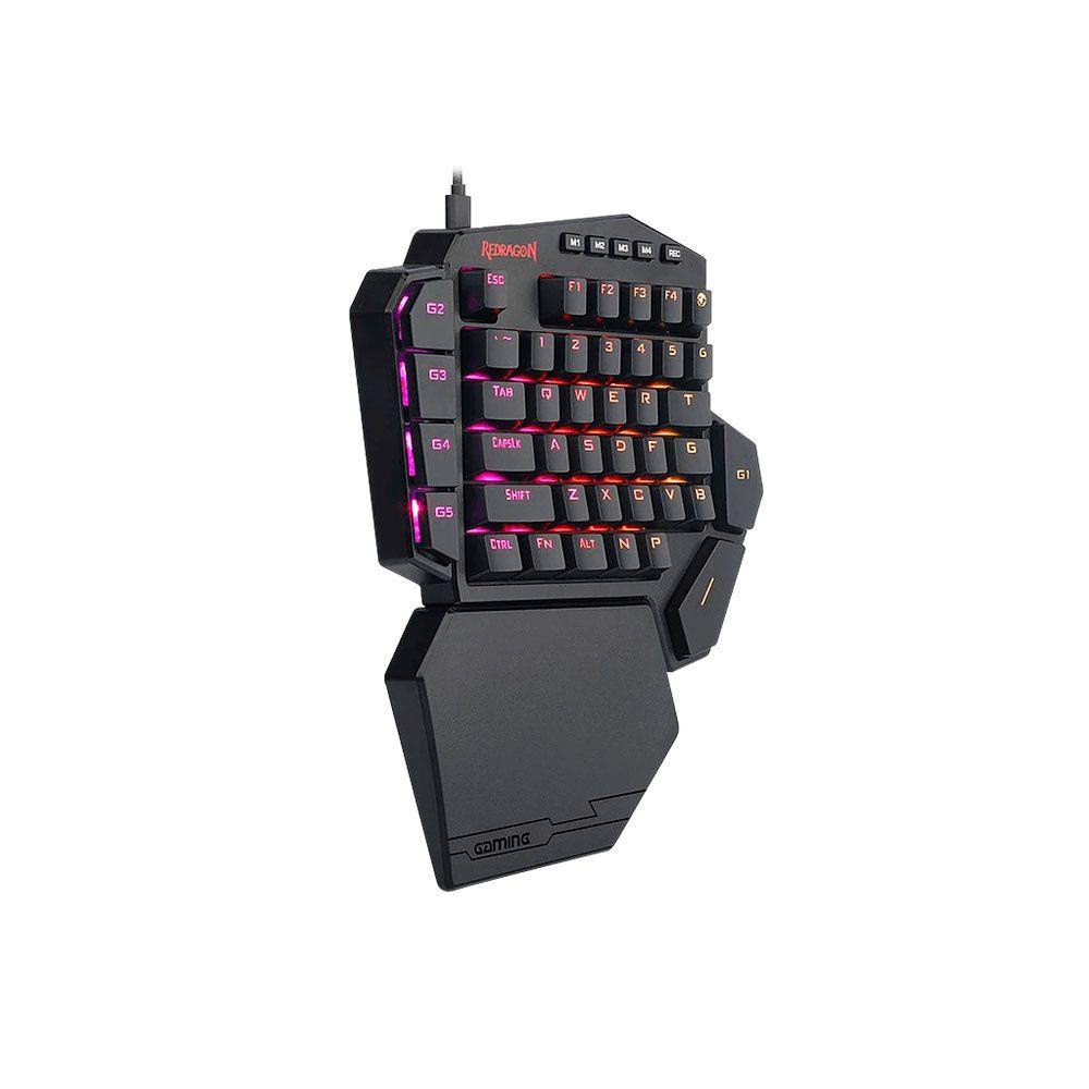 Teclado Gamer Para una mano DITI K585-RGB Negro Switch Brown-1