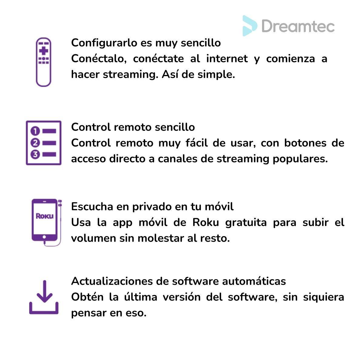 Dispositivo de TV streaming Roku express MOD 3960-3
