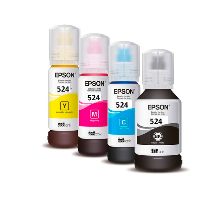 Tinta Epson Pack T524 Negra, Magenta, Cian, Amarillo-2