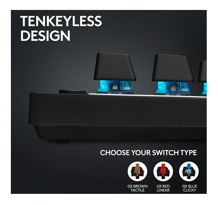 Teclado Mecánico Inalámbrico Logitech PRO X TKL LIGHTSPEED-3