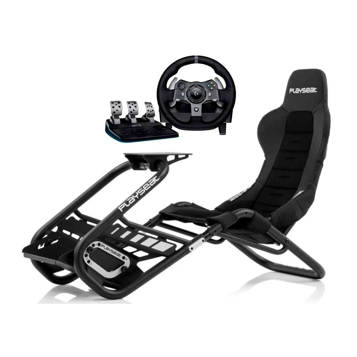 Pack Playseat Trophy + Volante Y Pedales Logitech G923 Xbox-0