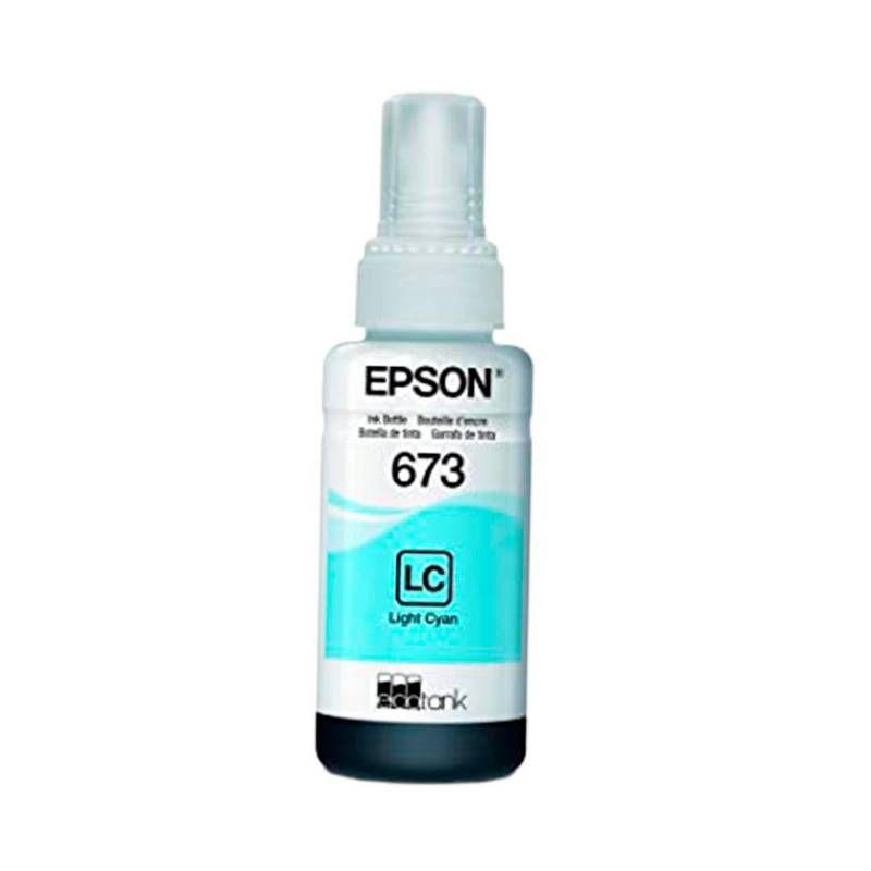 Tinta Epson T673 Cian Light-0