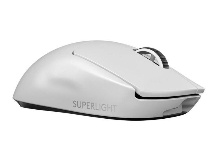 Mouse Gamer PRO X SuperLight Blanco Inalámbrico-1