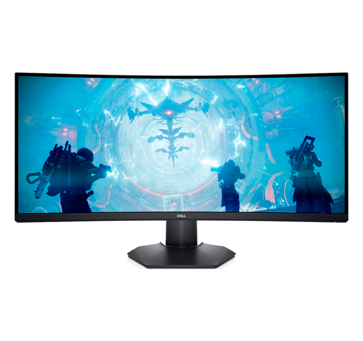 Monitor Curvo Gamer Dell 34" VA 144Hz 1Ms WQHD-0