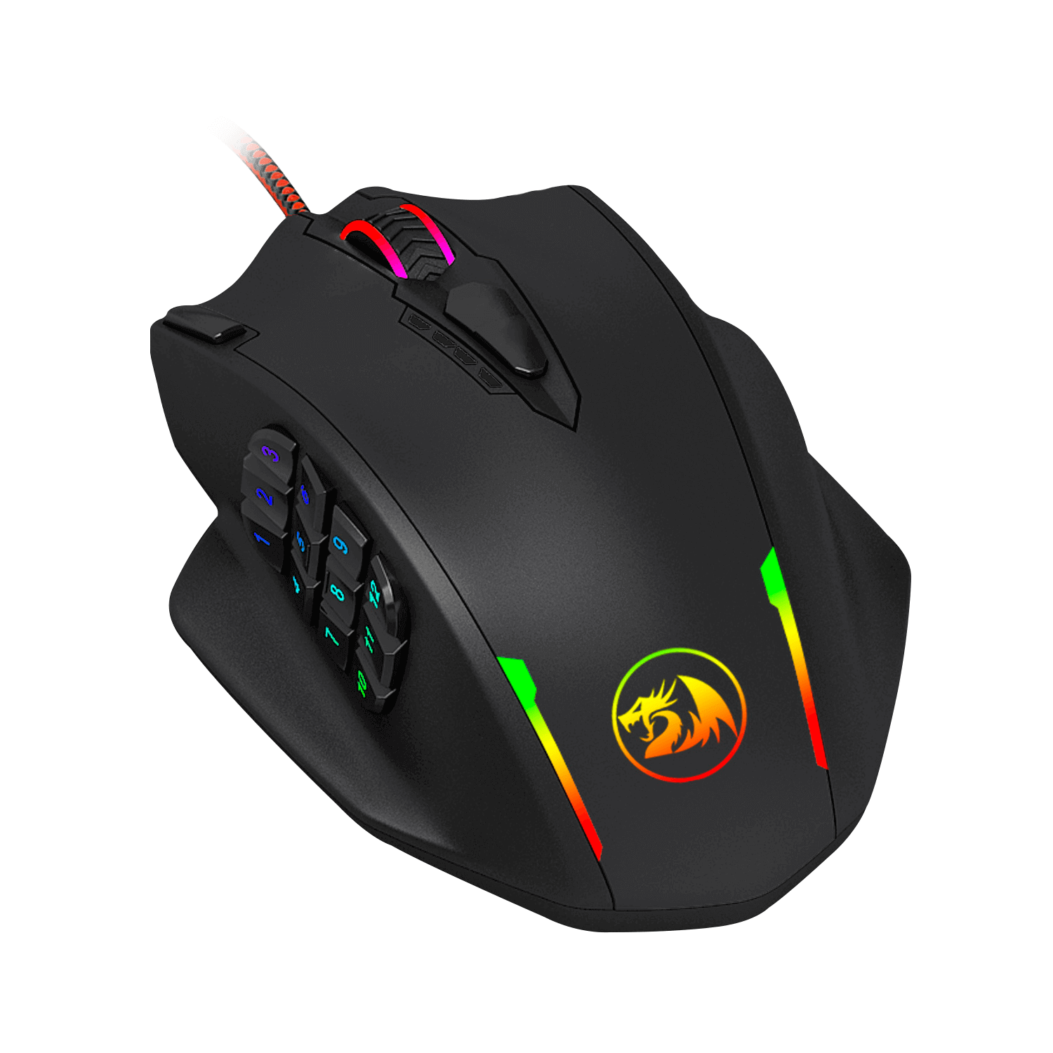Mouse Gamer Impact M908 Negro-1