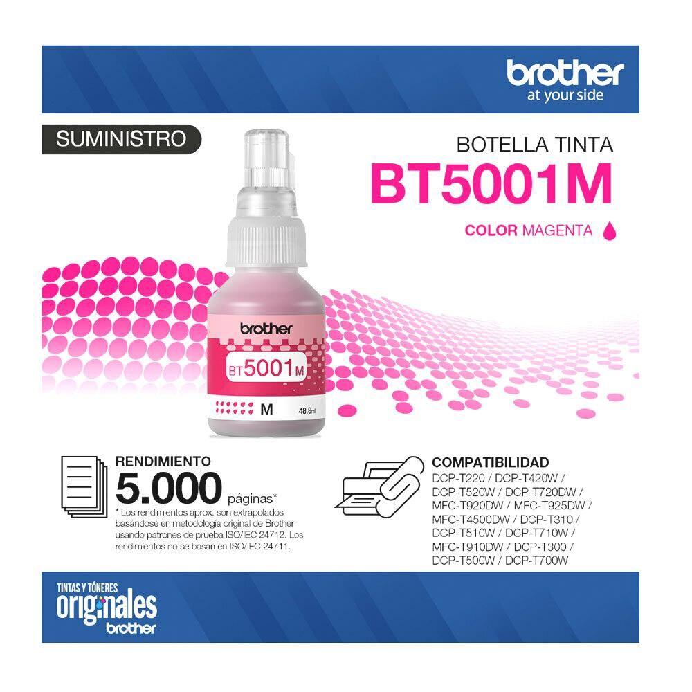 Botella de tinta Magenta BT5001M-3