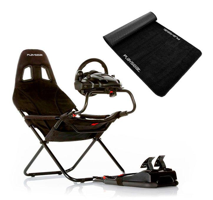 Simulador Cockpit Playseat Challenge+PLAYSEAT Floormat XL-0