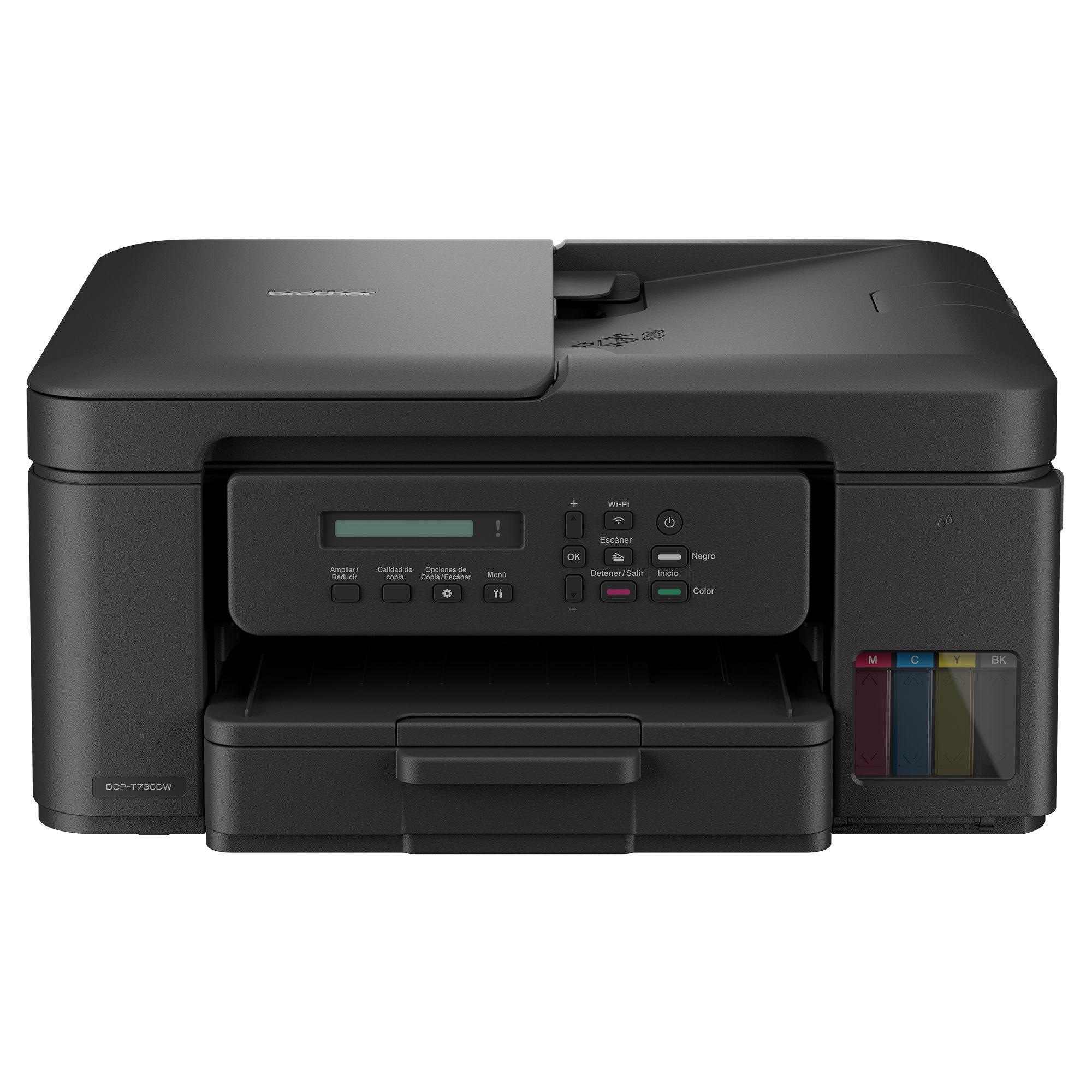 IMPRESORA MULTIFUNCIONAL BROTHER TANK ADF DCP730DW-0