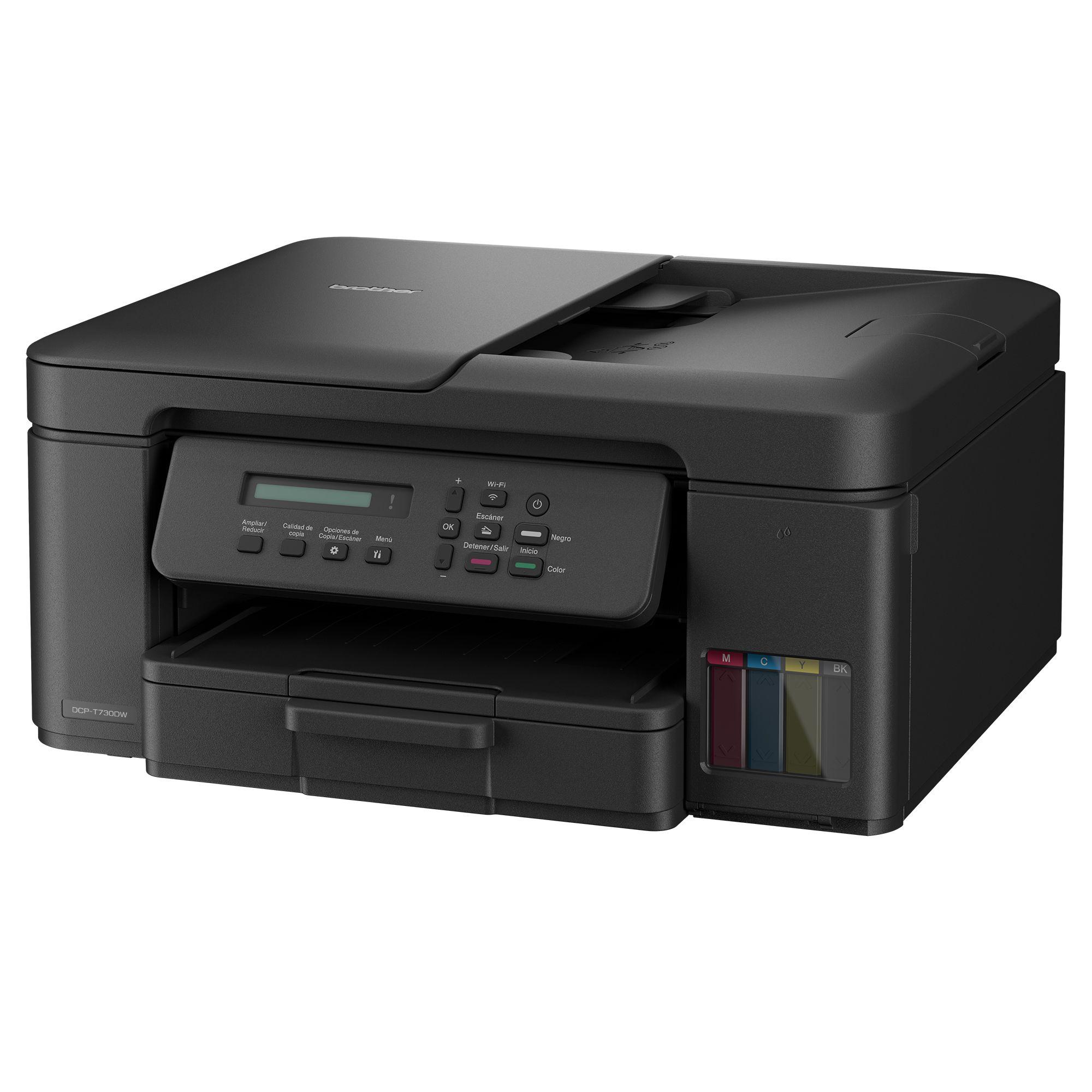 IMPRESORA MULTIFUNCIONAL BROTHER TANK ADF DCP730DW-1