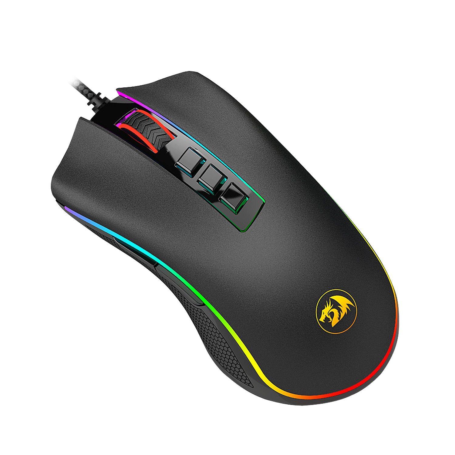 Mouse Gamer Cobra M711-FPS Negro-1
