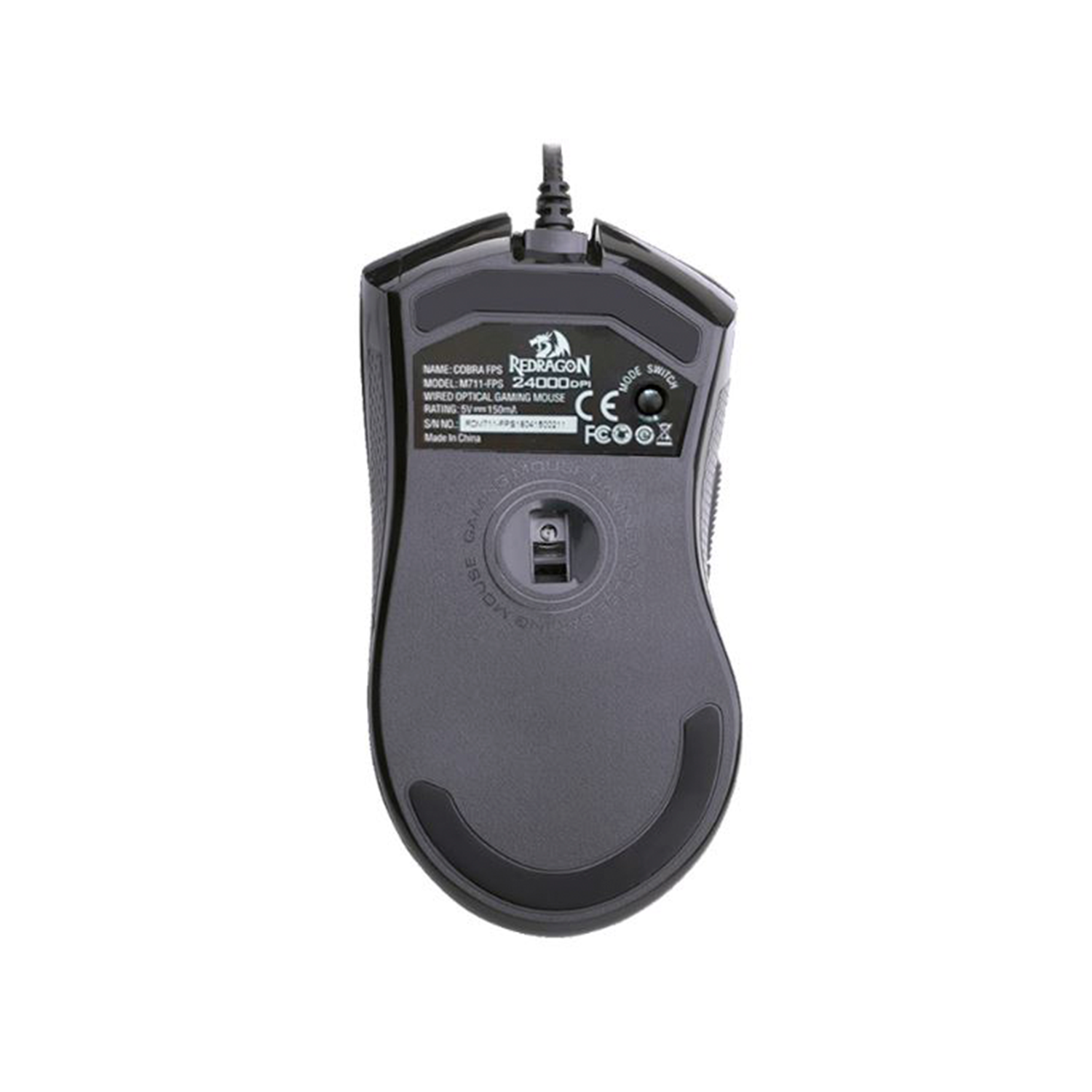 Mouse Gamer Cobra M711-FPS Negro-4