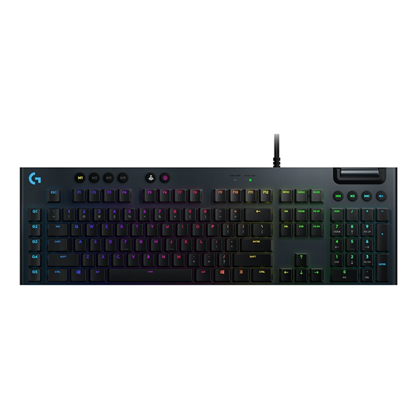 Teclado Gamer G815 RGB Lightsync USB Mecánico Inglés Negro-0