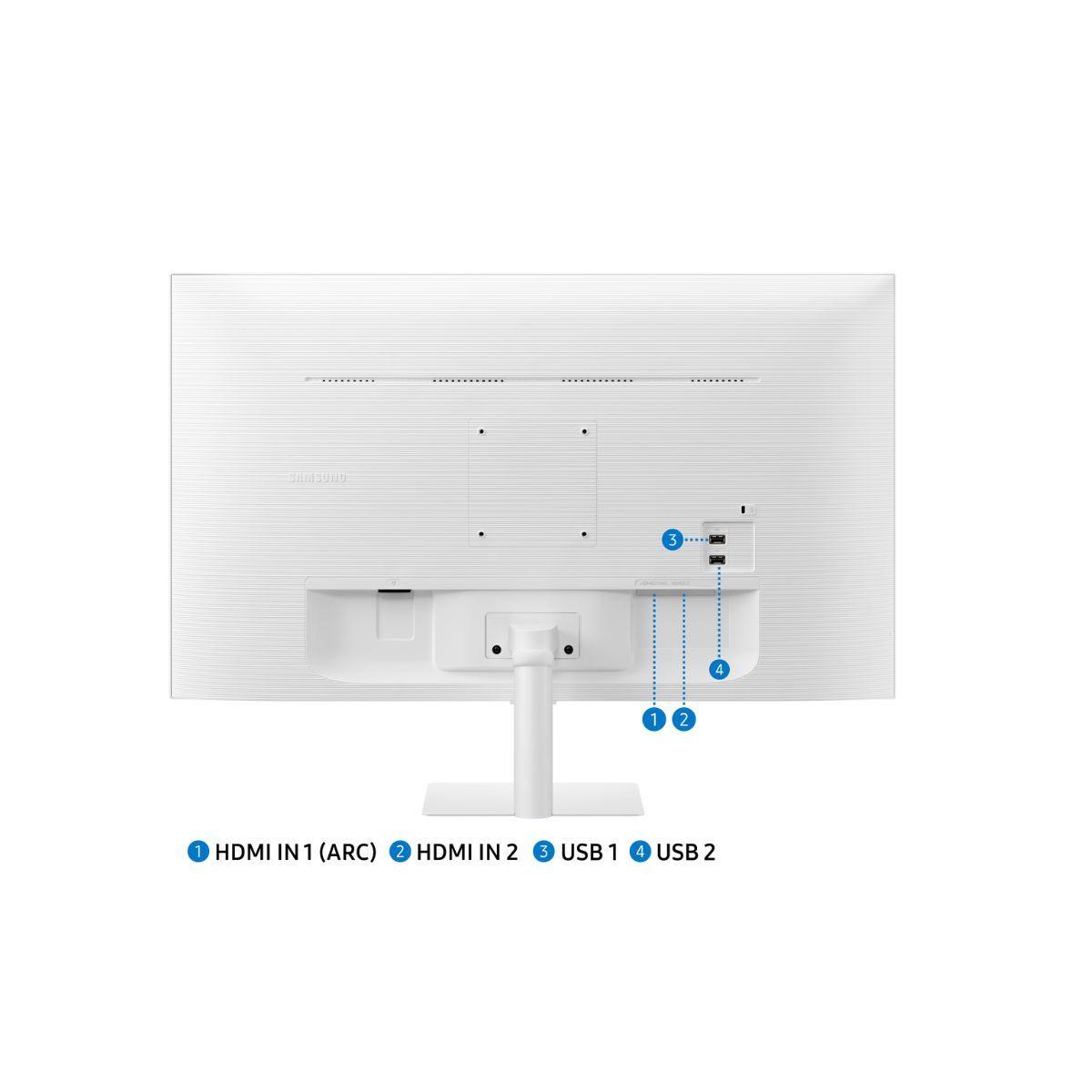 Monitor plano Samsung M5 27”, FHD, 60Hz, 4ms-2