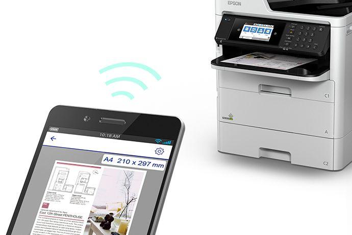 Impresora Multifuncional Workforce Pro WF-C579R Blanca-1
