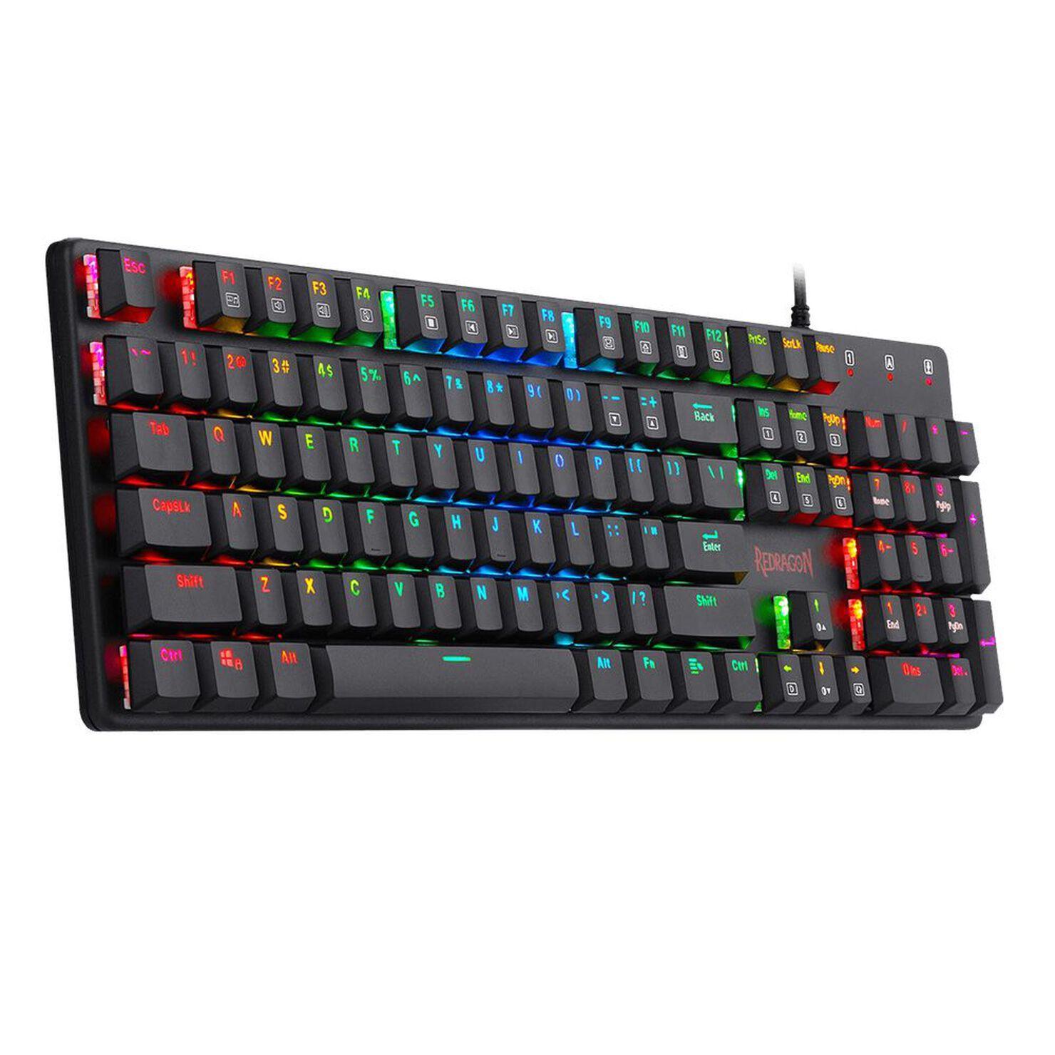 Teclado Gamer Shrapnel K589-RGB Negro Español-1