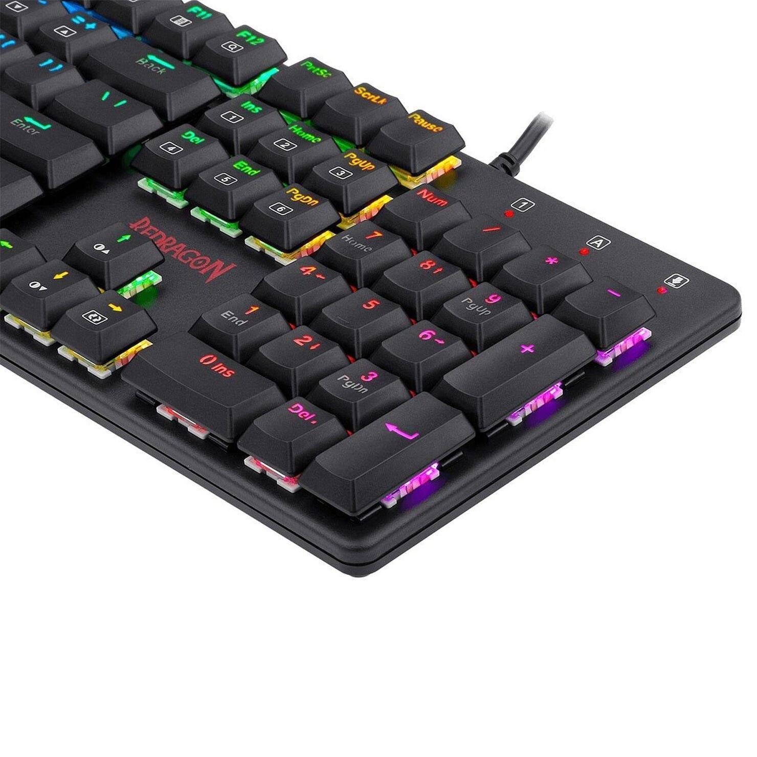 Teclado Gamer Shrapnel K589-RGB Negro Español-3