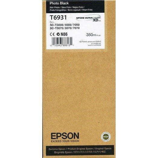 Tinta T6931 Photo Black 350ml Epson Ultra Chrome Negro-1