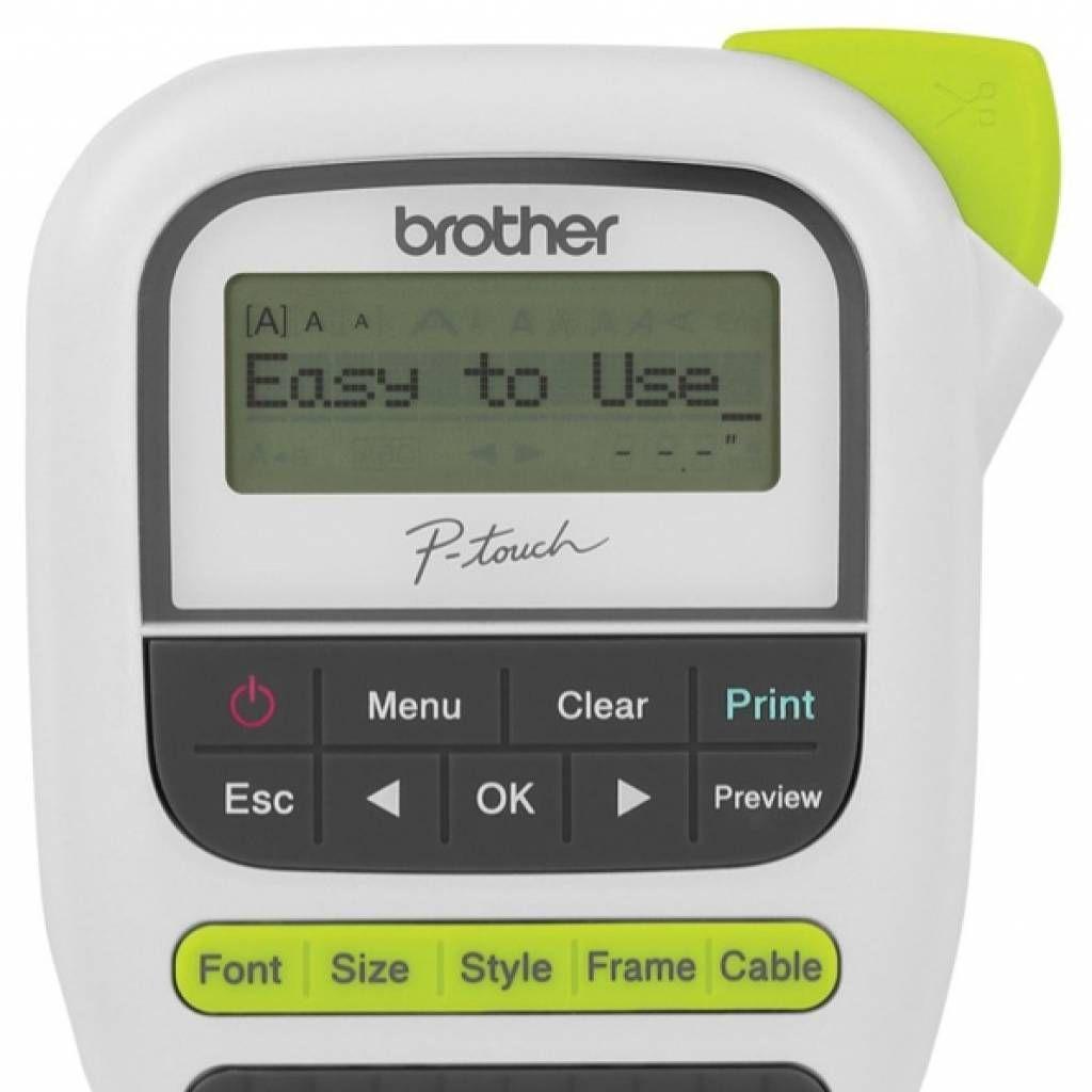 Rotuladora Brother Etiquetadora Portátil PT-H110 Blanca-2