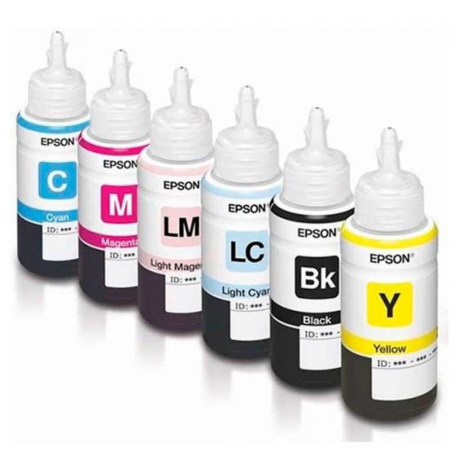 Pack Tintas Epson 673 Para Modelos L800 L805 L810 L850 L1800-1