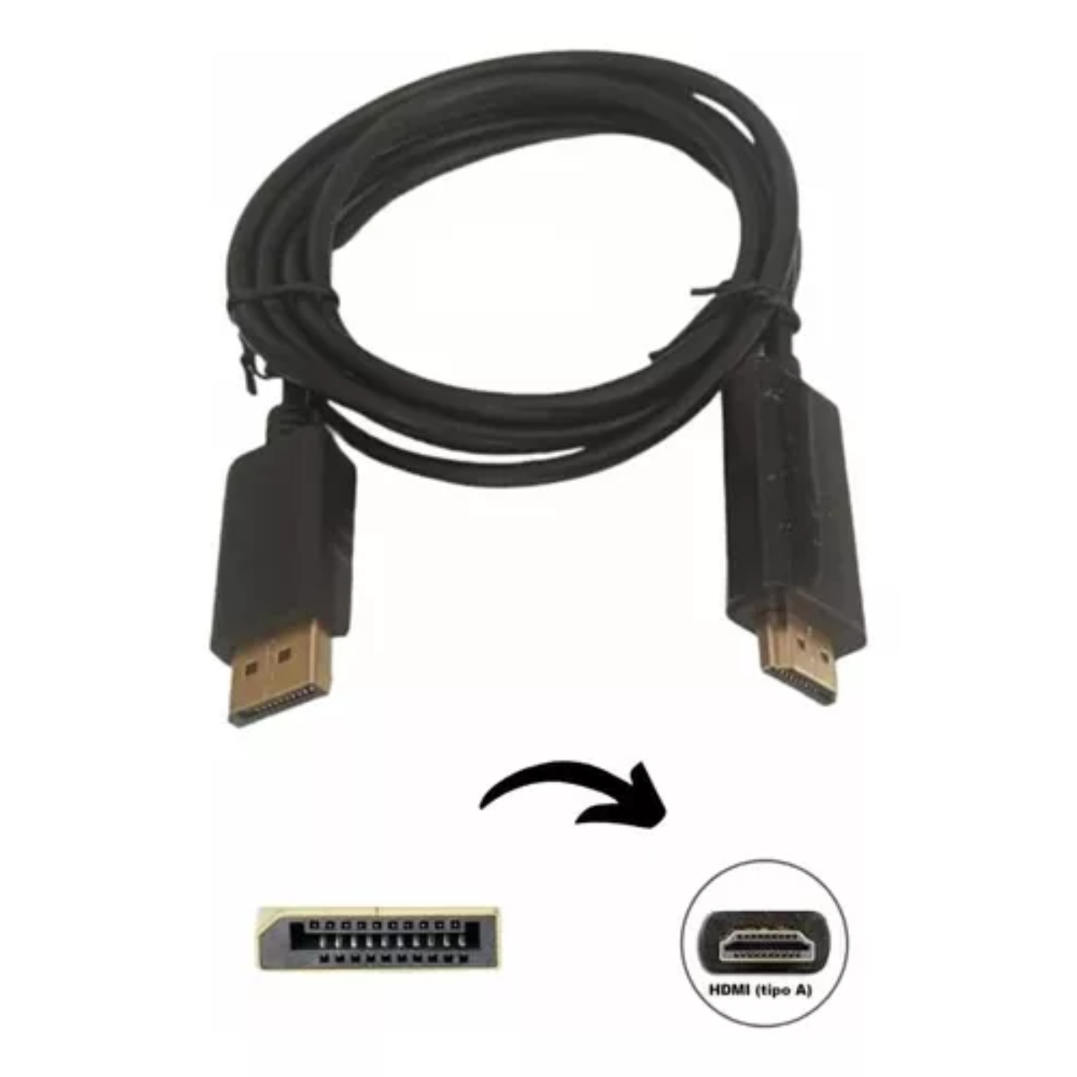 CABLE DISPLAYPORT A HDMI CIRCULAR-1