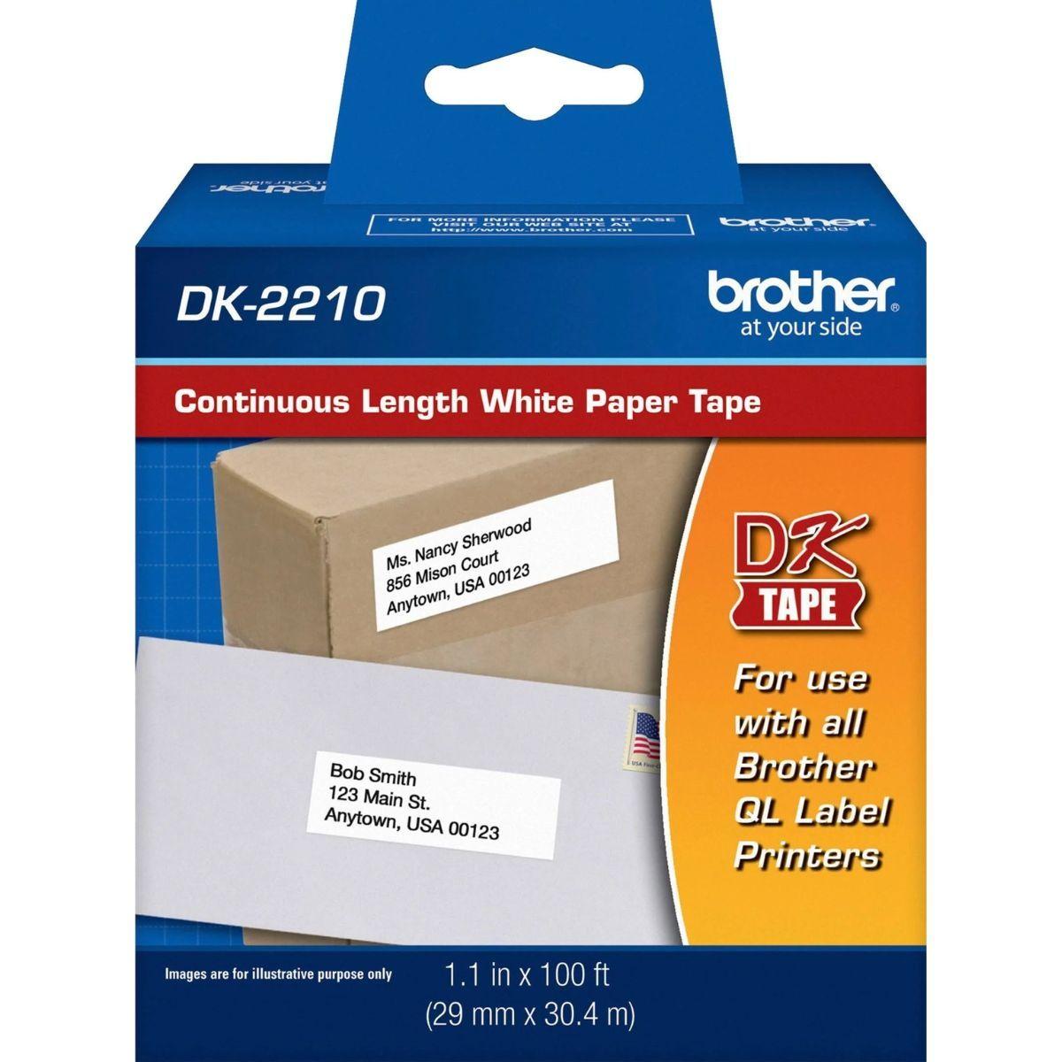 ETIQUETA BROTHER CINTA DE PAPEL PARA QL550-1